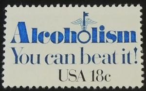 1981 18c Alcoholism Scott 1927 Mint NH