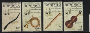 DOMINICA   910-913  MINT HINGED