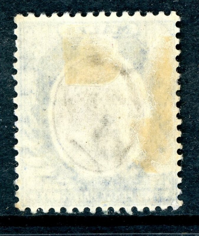 Malta 1911 British KGV 2½p Blue & Gray MCCA Scott #35v Mint U302  ⭐⭐⭐⭐⭐⭐