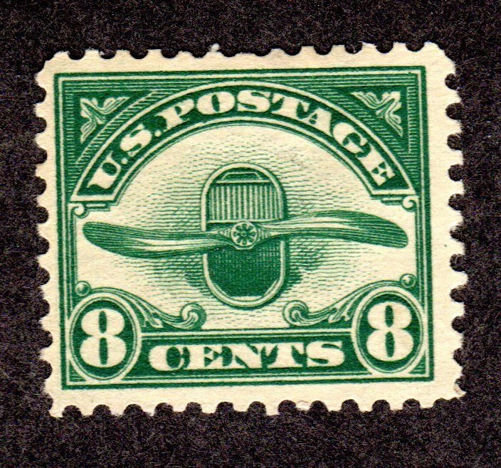 US Airmail Scott # C4 Mint Hinged CV = $ 17.50   Lot 230759 -01
