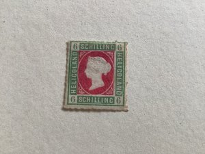 Heligoland Queen Victoria stamp A4136