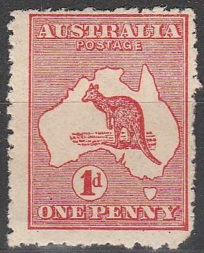 Australia #2 F-VF Unused  CV $15.00  (A2766)