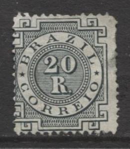 Brazil - Scott 87 -  Definitive -1884 - Mint - Single 20r Stamp