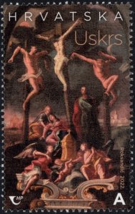 Croatia 2022 MNH Stamps Scott 1262 Easter Art Paintings