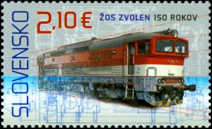 Slovakia 2022 Locomotive factory Zvolen 150 ann train stamp MNH