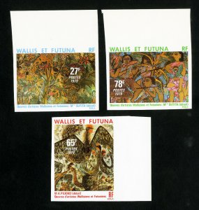 Wallis Et Futuna Stamps # 242-4 XF Imperf OG NH
