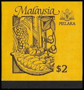 Malaysia - Malacca 1986 Complete Booklet Plants MNH Sc 90...