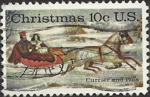 # 1551 USED CHRISTMAS CURRIER AND IVES