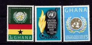 Ghana 89-91 NH 1960 set