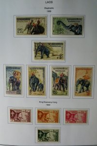 Laos 1951 to 2000 Incredibly Loaded Mostly Mint Stamp Collection