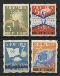 Albania 1964 MNH Stamps Scott 730-733 Sport Olympic Games