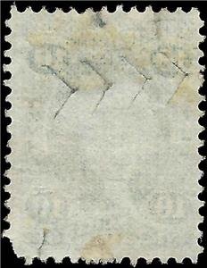 VEGAS - 1862-71 Revenue 10c - Sc# R36 - Centering! - Light Cut Cancel - ER32