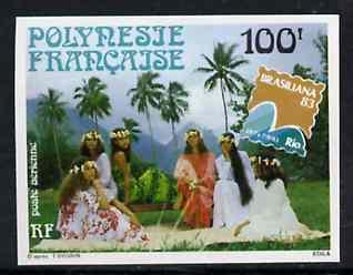 French Polynesia 1983 'Brasiliana 83' Stamp Exhibition 10...