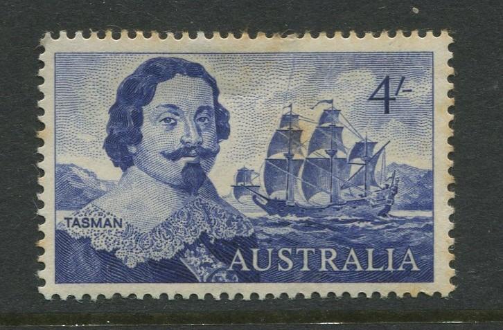 Australia - Scott 374 -  Navigators -1963- MNG - Single 4/- Stamp