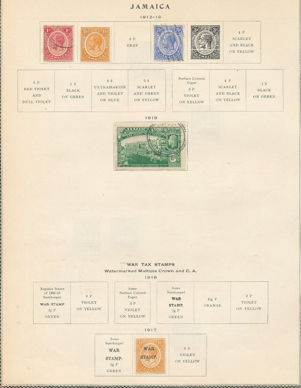 Commonwealth Malta Labuan Jamaica Gilbert Ellice EVII/GV M&U(50+) KRA1413