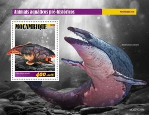 Mozambique - 2020 Prehistoric Water Animals - Stamp Souvenir Sheet - MOZ200208b