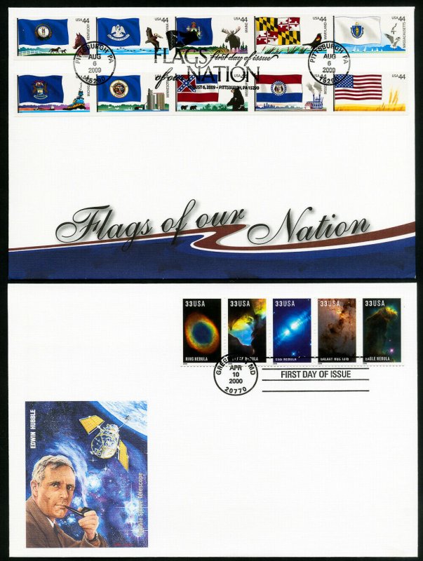 US 16 Large Colored First Day Stamp Covers