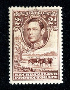 1938 Bechuanaland Sc.# 127 mlh* cv $0.60 ( 613 BCXX )