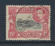 Kenya Uganda Tanganyika SG 137a perf 13¾ x 13¼ Used