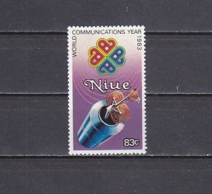 Niue, Scott cat. 415. Telecommunications, Space Satellite issue.