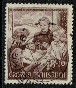 GERMANY 1944 10th ANNIV MORTHER & CHILD ORG USED (VFU) SG 860 P.14 XF