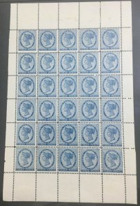 MOMEN: PRINCE EDWARD ISLAND SG #14 SHEET MINT OG NH LOT #60345