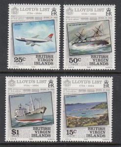 British Virgin Islands 466-469 MNH VF