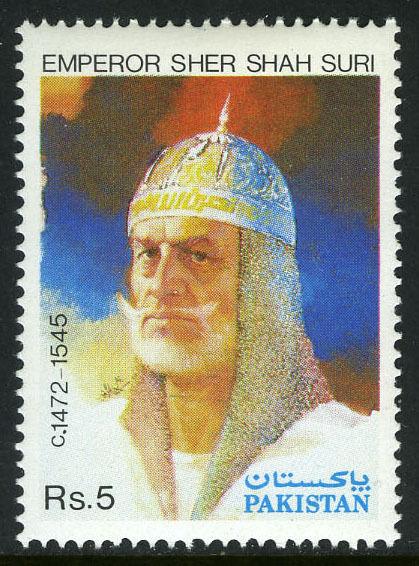 Pakistan 751, MNH. Emperor Sher Shah Suri, 1991