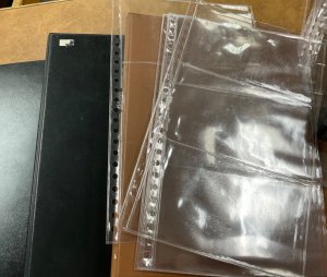 3 First Day Cover Albums,  Nu Ace multi ring binder w/10  3 pocket pages in each 