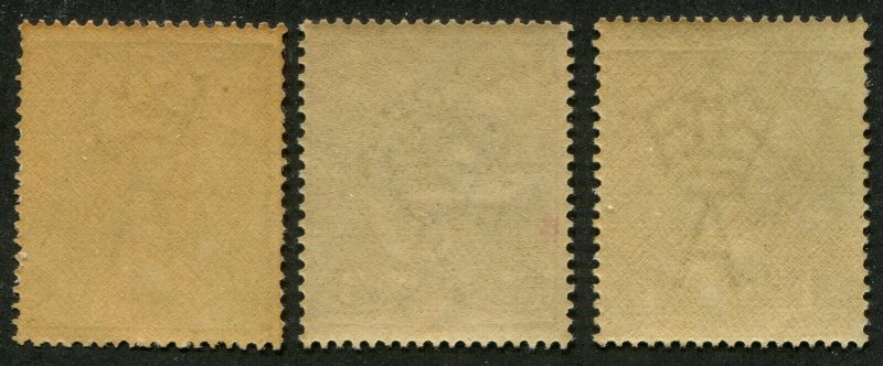 Australia #19, 30, 34 Mint