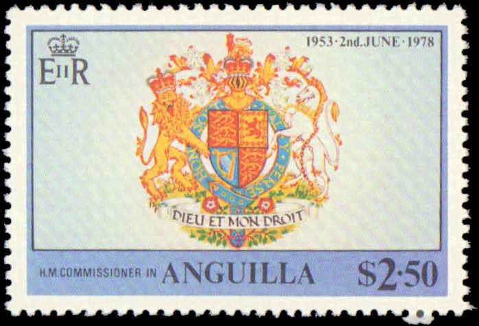 Anguilla #315-318, Complete Set(4), 1978, Royalty, Never Hinged