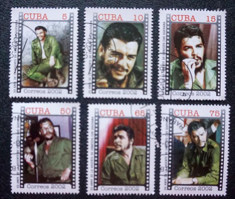 CUBA Sc# 4242-4247 ERNESTO CHÉ GUEVARA revolution guerrilla CPL SET of 6 used