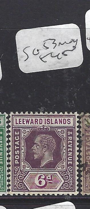 LEEWARD ISLANDS (P1710B) KGV   6D  SG 53   MOG