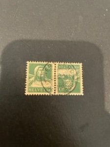 Switzerland sc 168a u tetebeche pair