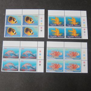 Norfolk Island 1988 Sc 647-57 BLK(4) set MNH