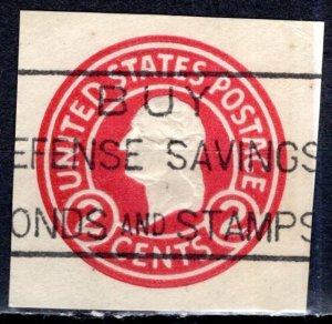 USA; 1907: Sc. # U429. Used Single Stamp