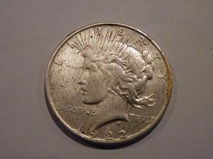 1922-D Peace Silver Dollar