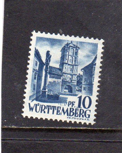 Germany Wurttemberg 1946-47 Poland Occ MH