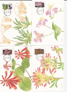 United States # 2647-96, Wildflowers Set of 50 Different on Fleetwood Post Card