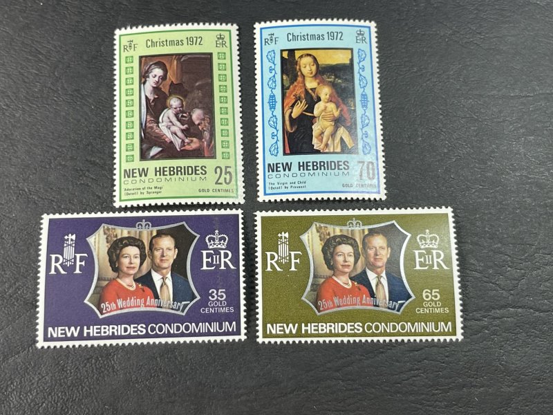 NEW HEBRIDES (BRITISH) # 167-170-MINT NEVER/HINGED--2 COMPLETE SETS--1972