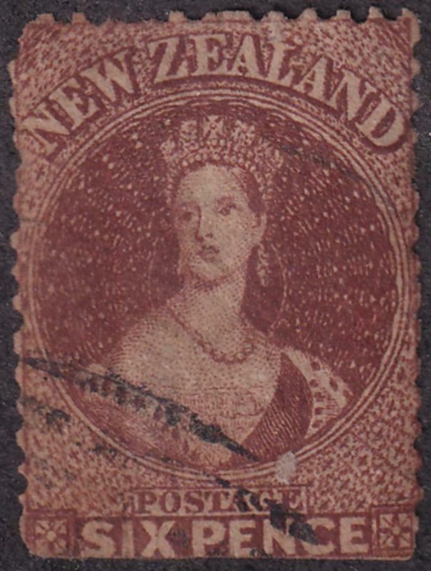 New Zealand 1863 SC 19 Used 