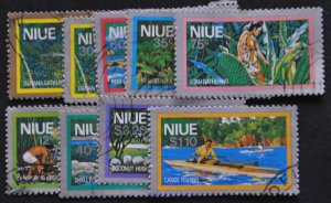 DYNAMITE Stamps: Niue Scott #222,224-231 – USED