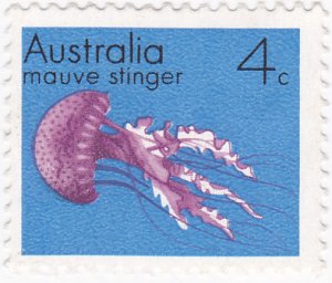 Australia -1973 Marine Life - Mauve Stinger 4c used