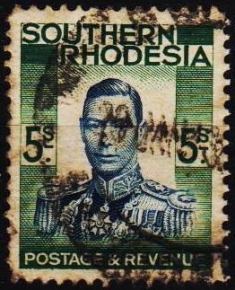 Southern Rhodesia. 1937 5s S.G.52 Fine Used