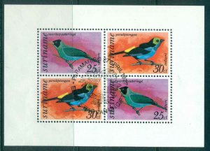 Surinam 1977 Birds MS FU Lot47225