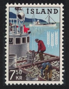 Iceland Herring Catch Fishing Freedom from Hunger 1963 MNH SG#402