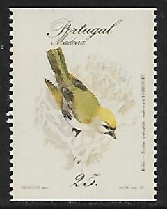 Madeira # 115 - Madeira Firecrest (from bklt) - MNH....{N}