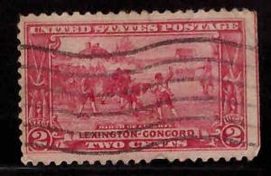 USA Scott 618 UsedLexington-Concord stamp