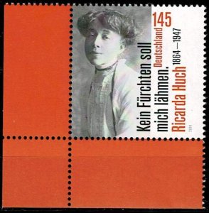 Germany 2014,Sc.#2797 MNH. 150th Birth Anniversary of Ricarda Huch (1864-1947)