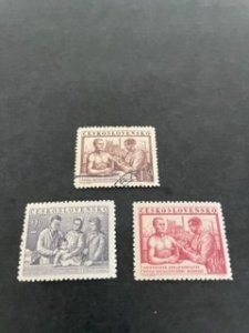 Czechoslovakia sc 537-539 MH+u